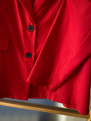 Chaqueta americana roja