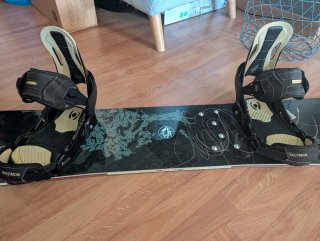 Tabla Snow Salomon Drift + Fijaciones Relay Truste