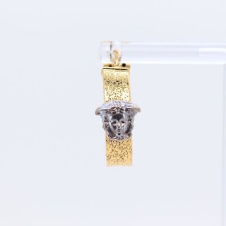 Pendientes Aro Medusa Arenado