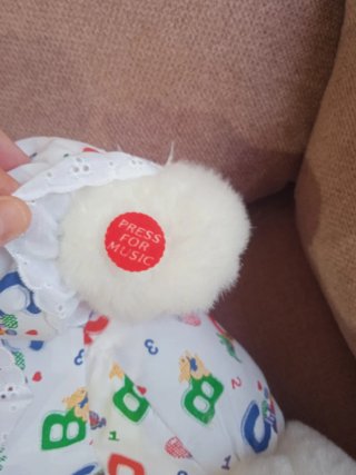 Oso de peluche con música