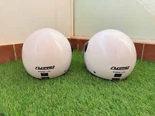 2 Cascos LS2 Sphere Lux Blancos