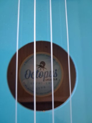 Ukelele Octopus Azul