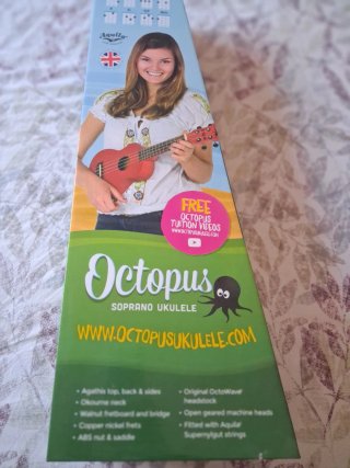 Ukelele Octopus Azul