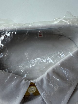 3 Camisas Caballero Talla 40 Gris Claro-Nuevas