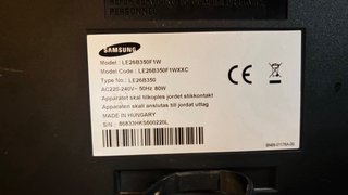 Samsung TV 26” HD HDMI LE26B350F1W