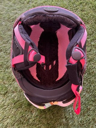 Casco, gafas y guantes esquí niña 12-14 años
