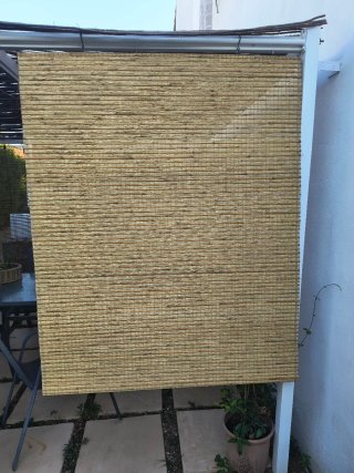 Estor bambú natural 120x180cm plegable