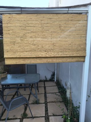 Estor bambú natural 120x180cm plegable
