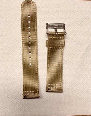 Correa de reloj 20 mm caqui