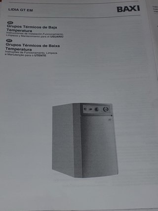 Caldaia Baxi Lidia Gasolio Grigio/Bianco