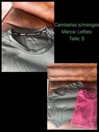 2 Camisetas sin mangas Lefties Talla S