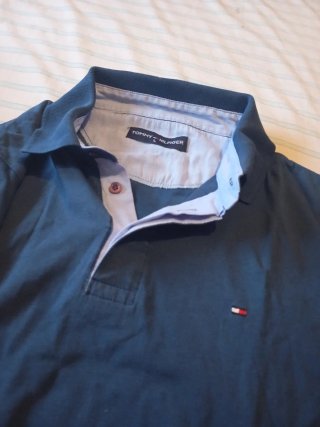 Camiseta Tommy Hilfiger Talla M Verde Azulado