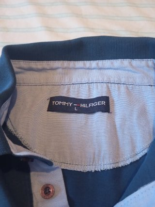 Camiseta Tommy Hilfiger Talla M Verde Azulado