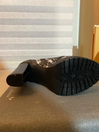 Botines ShoeDazzle negros y grises talla 38