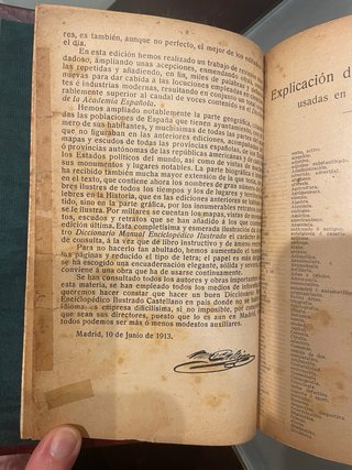 Diccionario español 1913