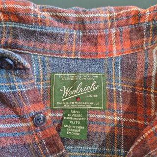 Woolrich flannel shirt, 100% organic cotton L/XL