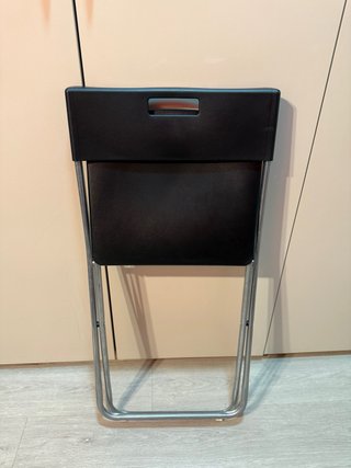 Sedia pieghevole Ikea GUNDE nera