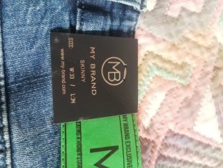 Pantalones My Brand Azules con Detalles