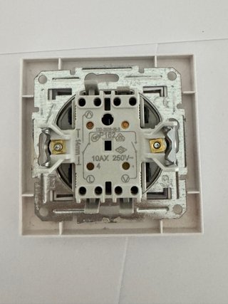 Interruptor persiana eléctrica Schneider blanco
