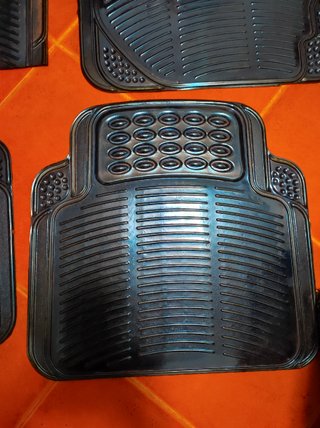 Set Tappeti Auto Universali in Gomma PVC - Blu Met