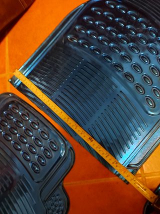 Set Tappeti Auto Universali in Gomma PVC - Blu Met