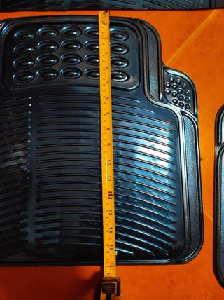 Set Tappeti Auto Universali in Gomma PVC - Blu Met