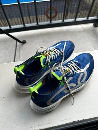 Zapatilla Olympikus CORRE 3 Grafeno Azul/Verde