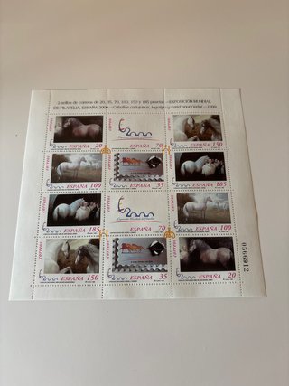 Lote Sellos España 2000 Caballos Cartujanos
