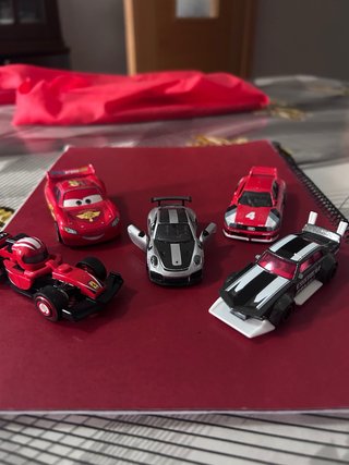 Lote 5 Coches Miniatura Estilo Hot Wheels,lego,...