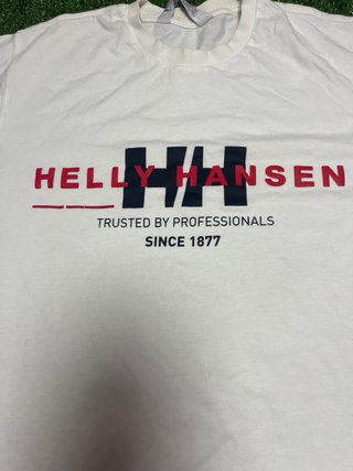 Camiseta Helly Hansen M Blanca Logo HH