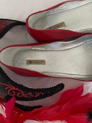 Bailarinas piel Vitacci libélulas rojas
