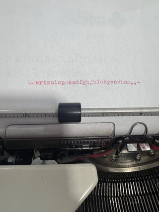 Máquina de escribir Olympia vintage