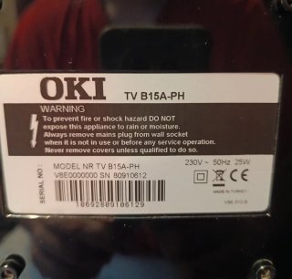 TV OKI 15 HD Ready (720p)