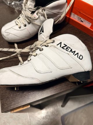 Botas de hockey Azemad blancas
