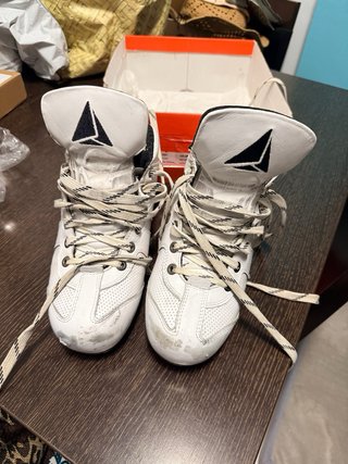 Botas de hockey Azemad blancas