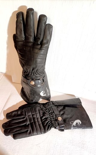 Guantes de Piel  Motociclismo Furigan Talla: 8 ½