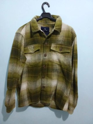 Sobre camisa Springfield cuadros verde