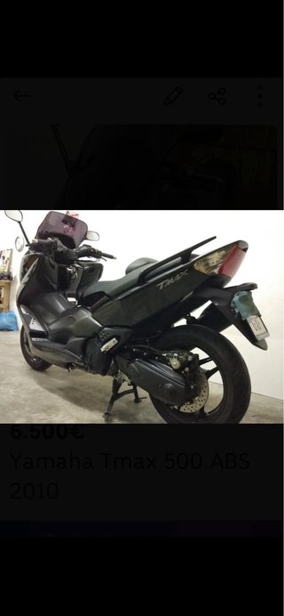 Yamaha Tmax 500 ABS 2010 Negra