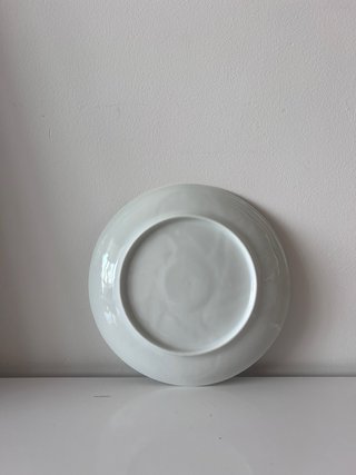 Antigo plato Francés para ostras