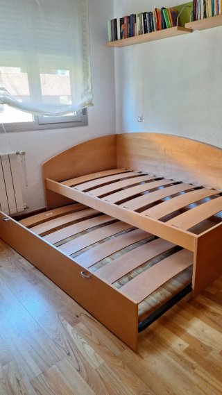 Cama nido 105x190 cm madera