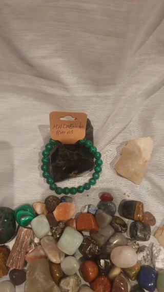 Pulsera Malaquita Natural 8mm