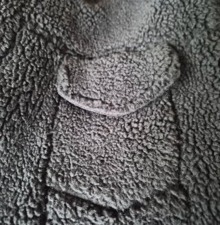 Chaquetón UGG Negro Borreguito