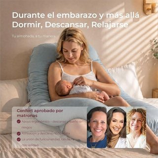 Almohada embarazo en U Momcozy NUEVO
