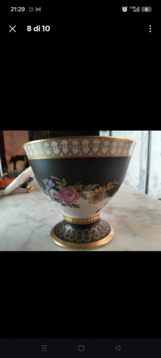 Antica Bonbonnière Vieux Limoges Porcellana