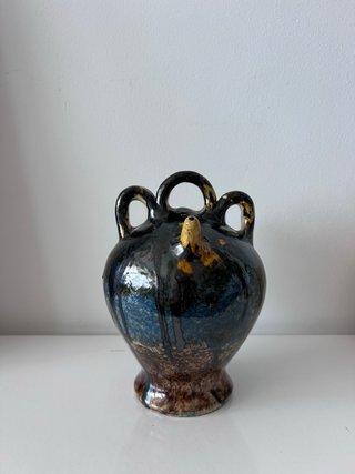 Botijo antiguo cerámica vidriada