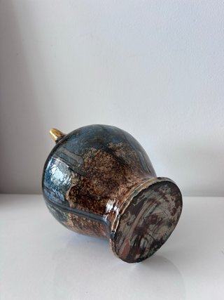 Botijo antiguo cerámica vidriada