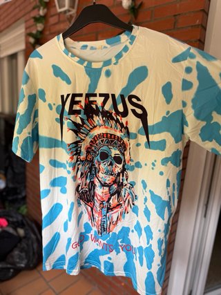 Camiseta Yeezus Calavera Nativo Americano