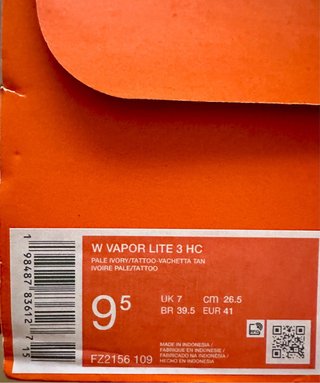Zapatillas Nike Vapor Lite 3 Talla 41