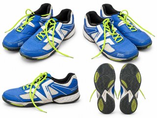 Zapatillas Vairo Deportivas Azules y Blancas