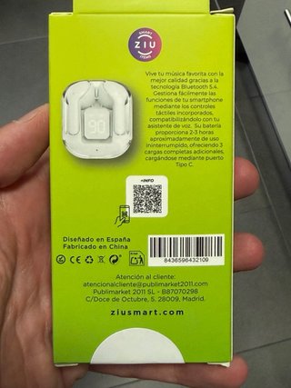 Auriculares Inalámbricos ZIU Crystal Bluetooth 5.4